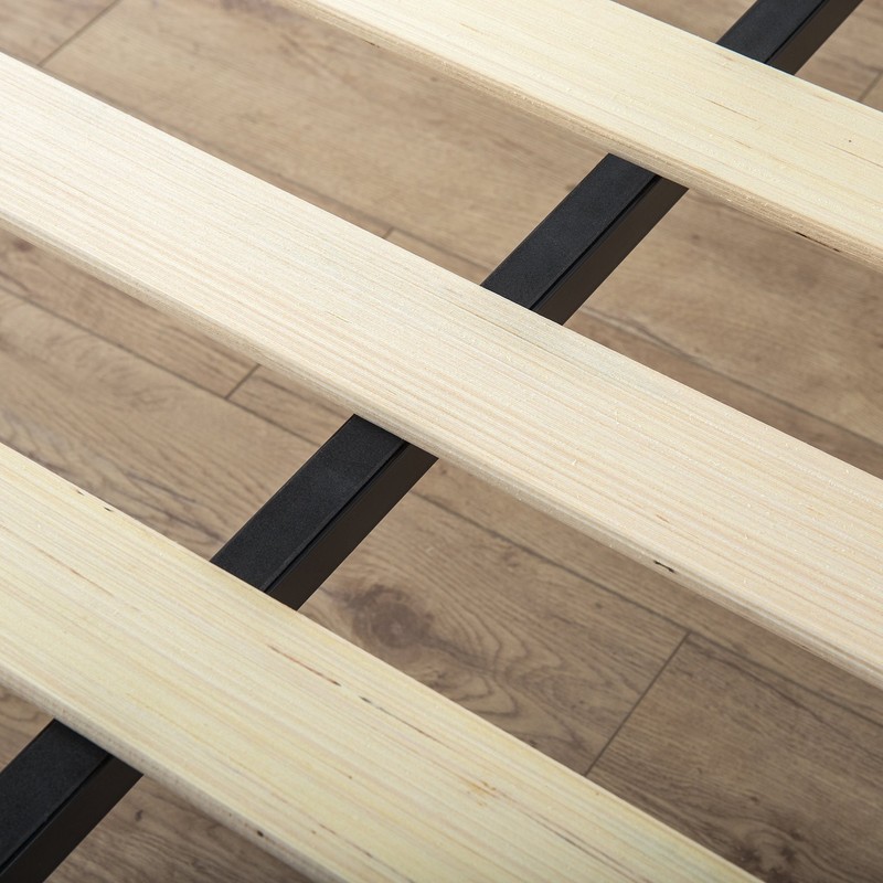 ZINUS Trisha 7 Inch Metal Platform Bed Frame, Wood Slat