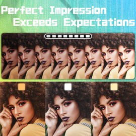 HzTinT Suction Cup Phone Mount with Rechargeable Light, Mirror Phone Holder with Light Shower Bathroom Kitchen, Mirror Tripod for TikTok YouTube Instagram Make Up Pics Video Content Creator