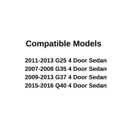 NAGD Fits Infiniti G25 G35 G37 Q40 Sedan Passenger Right Side Rear Door Window Glass