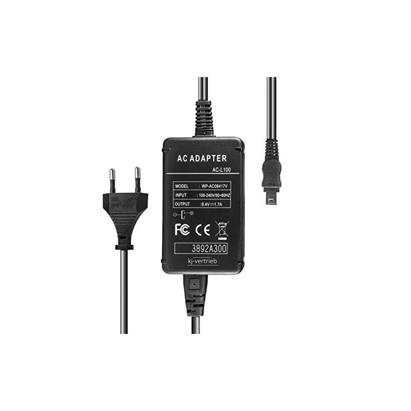 Power Supply for Sony C-L10, AC-L10A, AC-L10B, AC-L15, AC-L15A, AC-L15B,