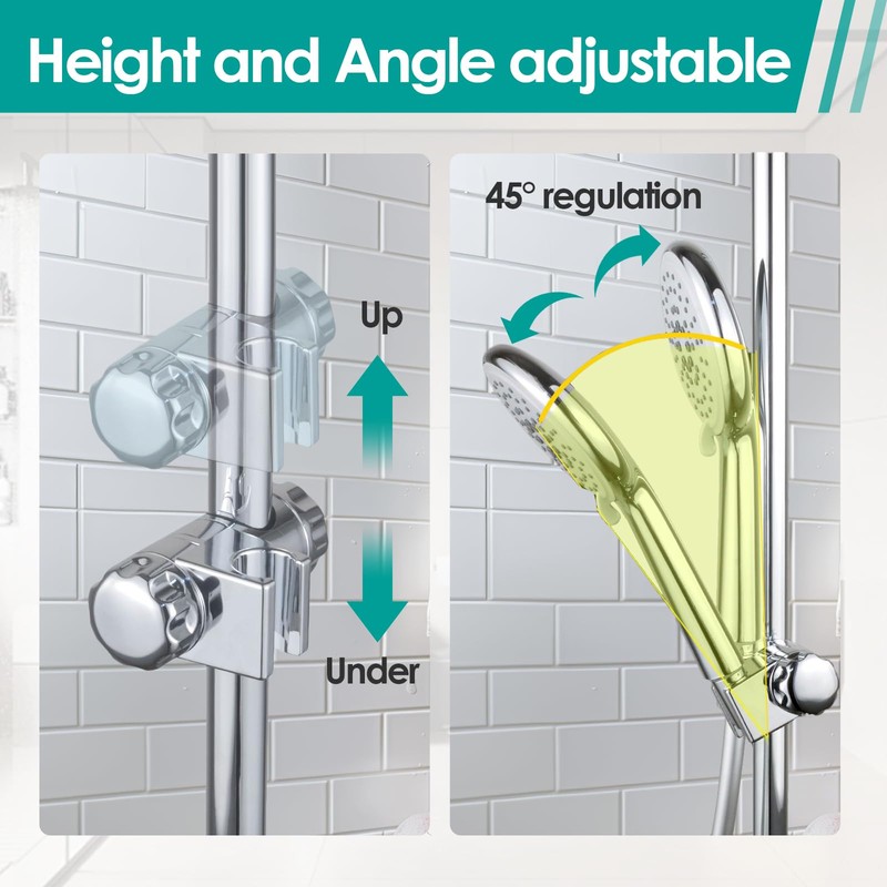 Shower Holder Hand Held Shower Head Holder 25mm Adjustable Shower