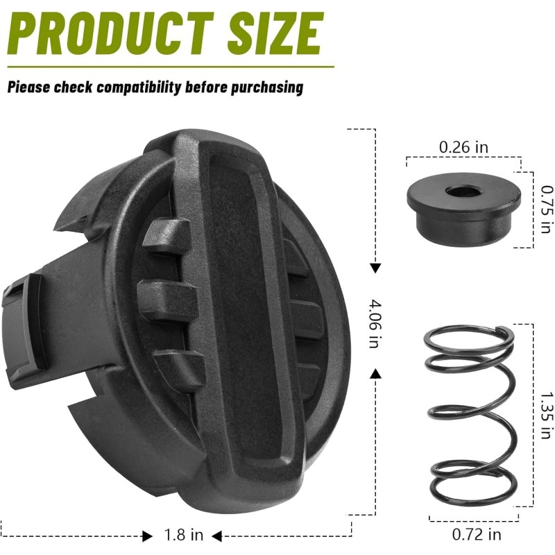 Alocs DWO1DT995 Weed Trimmer Head Replacement for Dewalt String Trimmer