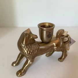 Anthropologie House of Hackney Menagerie  Lion Taper Candle Holder New NWT