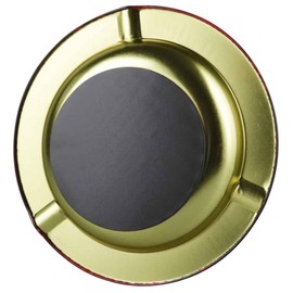 Elements Round Metal Ashtray - Blue / Magnetic / 5.5"