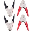 Heavy Duty Battery Jumper Cable Clamps - Set of 4,