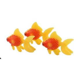 3 Pcs Artificial Moving Aquarium Ornaments - Goldfish and Orange Fish Thematic Aquarium Décor Thematic Ornaments Decor for Fish Tank Ornaments Aquarium Décor