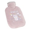 Hot Water Bottle with Soft Cover Student Home Portable Cute