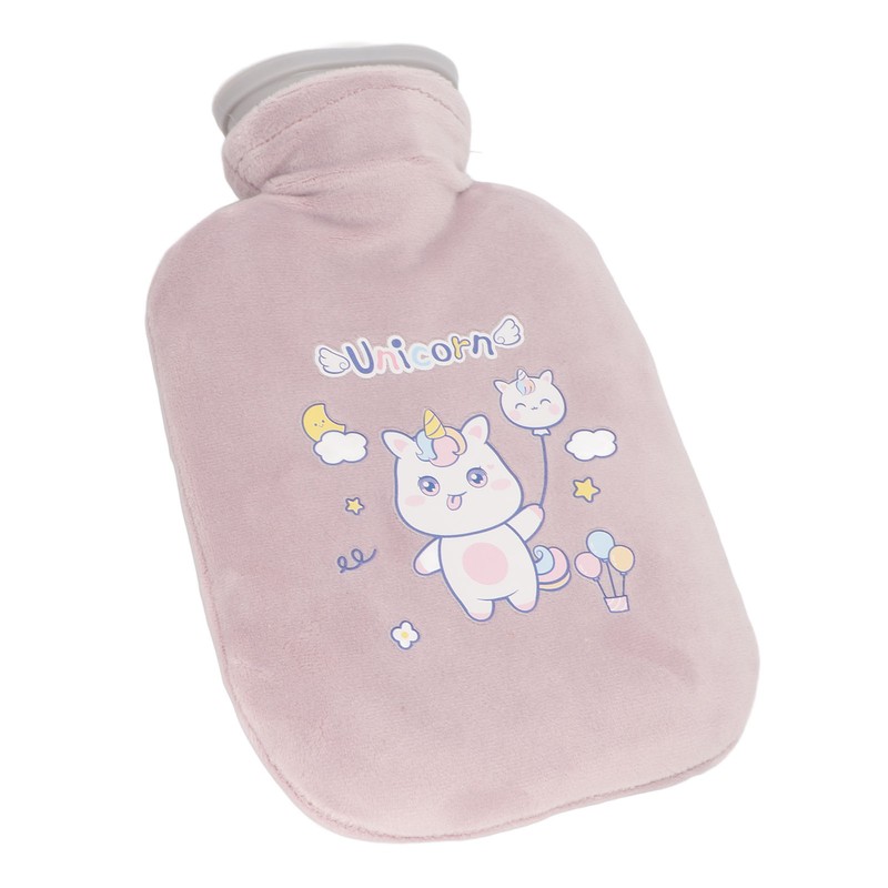 Hot Water Bottle with Soft Cover Student Home Portable Cute