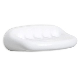TATAY Olympia Soap Dish, Polypropylene, White, One Size
