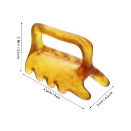 TOVINANNA 1set Practical Resin Back Massagers for Neck Shoulders and Spine Relief Lightweight and Compact Massage Tools for Home Travel Use