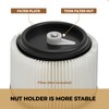 Billne Vacuum Filter Nut And Plate 73316 83872 Compatible With