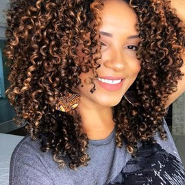 7 Packs Curly Crochet Hair for Black Women 10 Inch GOGO Curl Crochet Hair Deep Ocean Wave Crochet Hair Synthetic Bohemian Crochet Braids(10 inch, P30)