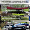 FINALAWOLF Boat Trailer Guide,Replaceable Boat Trailer Guide,20-inch Aluminum Square Tube