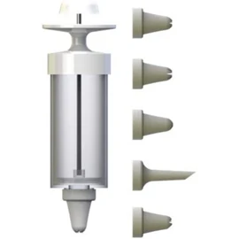 Alpfa Garnierspritzen-Set 6-teilig, Kunststoff, weiß, 15 x 7 x 7 cm
