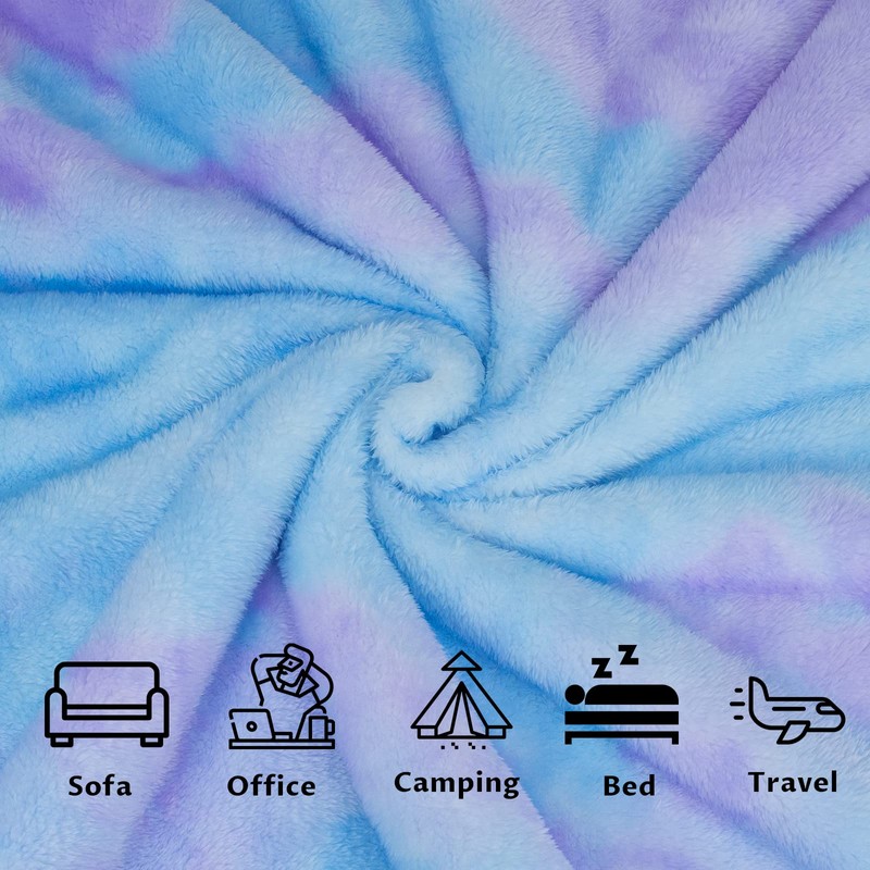 MUGD Soft Blankets Fleece Soft Fuzzy Throw Blanket Kids Warm