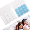 24PCS Silicone Ear Plugs for Sleeping, Reusable Waterproof Noise Cancelling