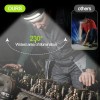 COB LED Headlamp USB Rechargeable Headlight Torch Work Light Bar