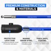 DocksLocks Coiled Security Cable with Key Lock (5’, 10’, 15’,