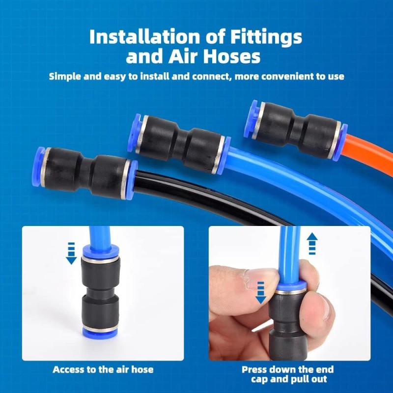 CGELE 40Pcs Quick Connect Air Hose Fittings 5/32 1/4 5/16