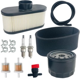 SUGOOE FR691V Tune Up Kit FR730V Oil Change Kit for Kawasaki FR651V FR691V FR730V FS691V Engine Mower, Replace 49065-7007 Oil Filter 11013-0752 Air Filter for John Deere X320 Maintenance Kit