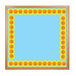 Hygloss Products Happy Suns Die-Cut Bulletin Board Border – Classroom Decoration – 3 x 36 Inch, 12 Pack (33639)