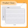 24 Pcs Dry Erase Music Staff White Boards Double Sided