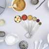 6 Piece Stainless Steel Measuring Spoons, Stackable Measuring Spoons Set,