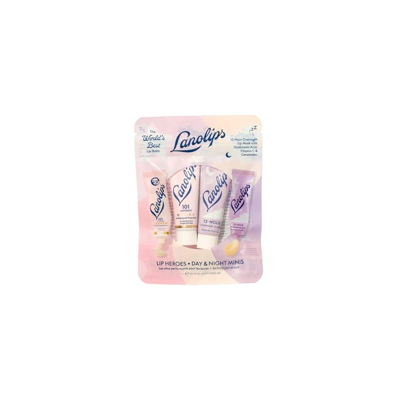 Lanolips 101 Lanolin Lip Balm & Overnight Lip Mask Duo