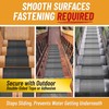 Ottomanson Bullnose Stair Treads Outdoor – Coin Heavy-Duty Non-Slip Stair