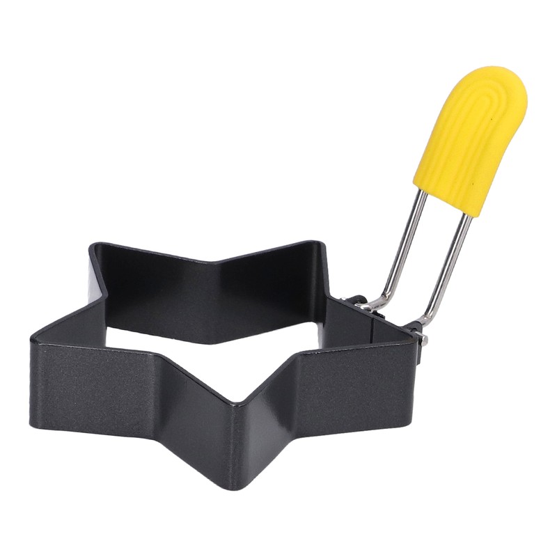 Fried Egg Rings Set with Folding Handle Silicone Brush Non