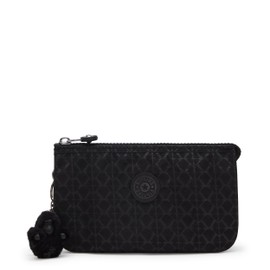 Kipling Creativity L Large Purse, Pouches, Cases, Signature Emb (Black)