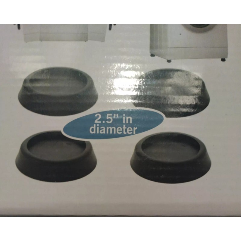 Unbranded Washer and Dryer Anti-Vibration Slip-Resistant Pads 4 Piece Set