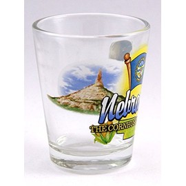 Nebraska Cornhusker State Elements Shot Glass