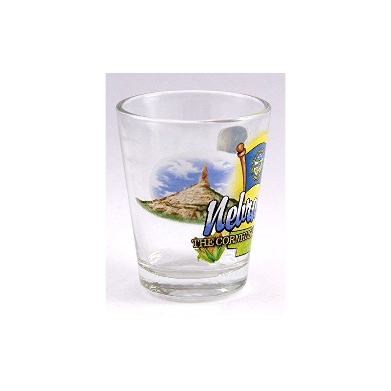 Nebraska Cornhusker State Elements Shot Glass