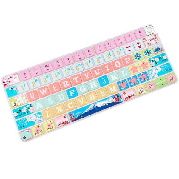 Sanfulin Keyboard Cover Skin for 2021 Apple iMac Magic Keyboard