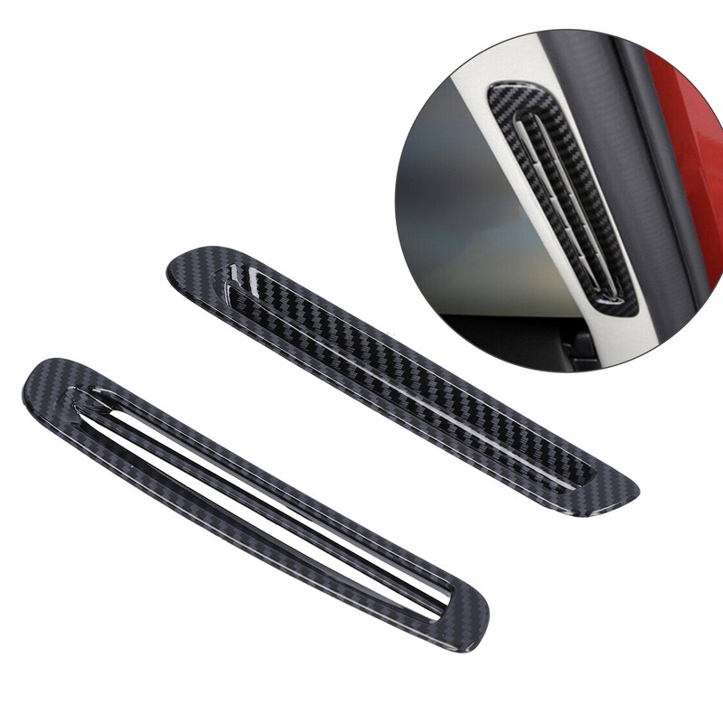 Front Upper Air Vent Trim Carbon Fiber Style Decor Replacement