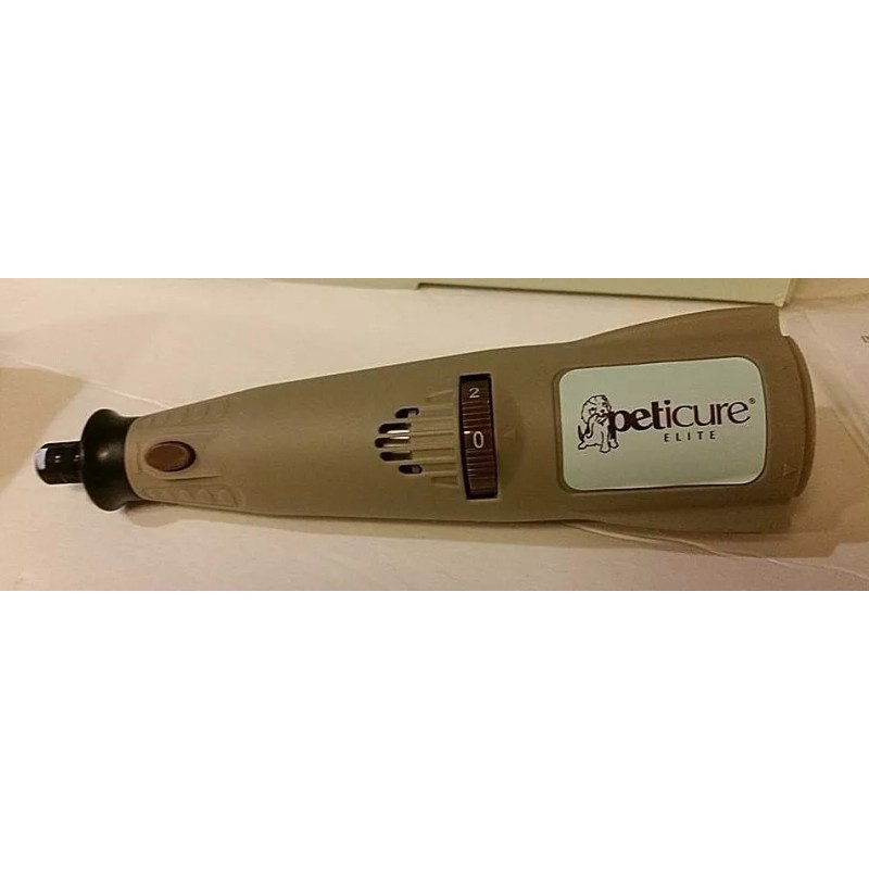 Peticure Elite Cordless 9.6v Pet Cat Dog Nail File Trimmer