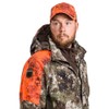 Pinewood 2-Colour Camouflage Cap for Driven Hunting in Signal Oragne