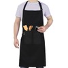 LEFUNDA® Waterproof Apron with 3 Pockets, Adjustable BBQ Apron with