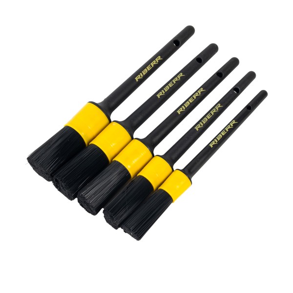 RIDERR Detailing Brush Set - Clean your motorcycle, motorbike, scooter,