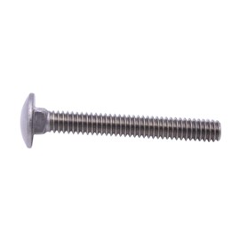 U-Turn - 1/4-20 x 2 Stainless Steel Carriage Bolts 18-8 SS (10 Count)