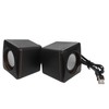 Operitacx 1 Pair Portable Desktop Speakers with Strong Bass for