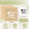 FYSUIMU 100Pcs She's One Smart Cookie Bread Bakery Bag with