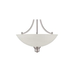 Sunset Alabaster Glass Bowl for F5433-53 Three-light Pendant (Replacement Glass)