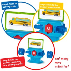 Learning Resources Beginning Word Builder, The Hands-On Way to Practise Spelling, Reading & Identifying Words, Ages 3+