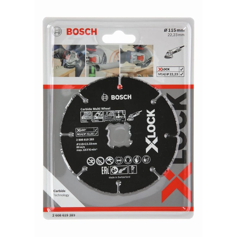 Bosch Professional Cutting Disc (for Wood and Plastics, X-Lock, Bore
