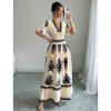 Vestido Casual De Mujer Con Estampado Floral Y Cuello En