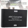 HD MI A R C Audios Extractor, DAC Converter 192KHz