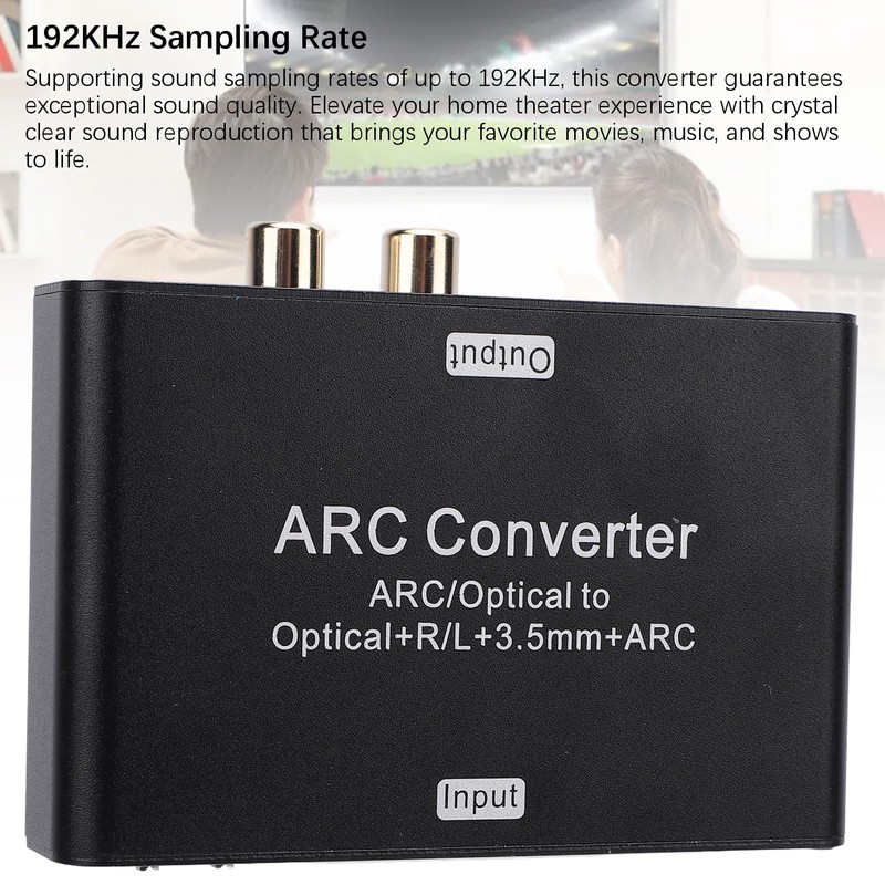 HD MI A R C Audios Extractor, DAC Converter 192KHz
