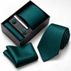 Men’s Tie Gift Set with Pocket Square, Cufflinks & Tie